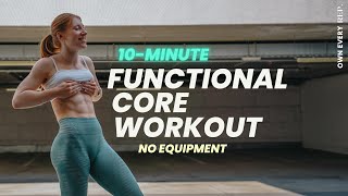 10 Min. Core Workout | NO REPEATS | Intermediate to Advanced + Modifications | Get Stronger