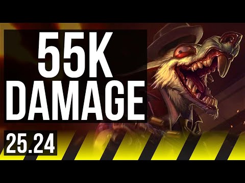TWITCH & Nautilus vs CAITLYN & Lux (ADC) | 55K damage | NA Challenger | 25.24