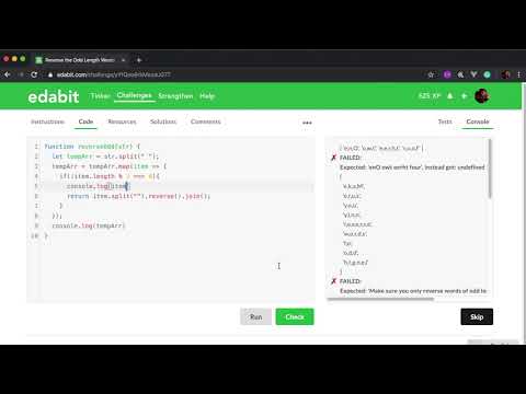 Javascript Algorithm Exercise With Edabit