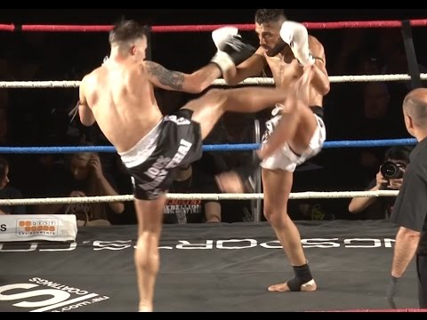 Muay Thai Fight - Wills vs Habib, Rebellion Muay Thai, Melbourne- 28th November 2015