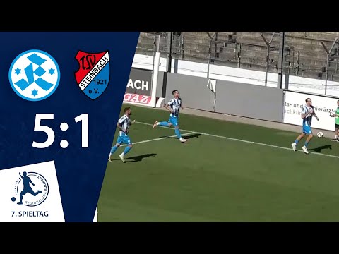 Drei Tore in drei Minuten | SV Stuttgarter Kickers - TSV Steinbach Haiger | 7. Spieltag RLSW