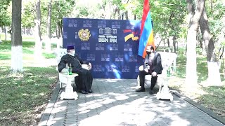 Ամենայն հայոց կաթողիկոսը հանդիպել է ԱԺ նախագահին