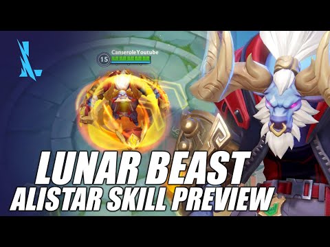 LUNAR BEAST ALISTAR | ABILITY PREVIEW | SKINSPOTLIGHT