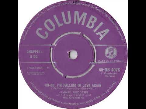 UK New Entry 1958 (54) Jimmie Rodgers - Oh-Oh, I'm Falling In Love Again