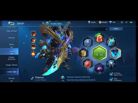 lucky spin thamuz liquid fire