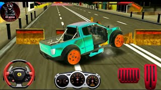 High Speed Car Collided With The Road Barrier - Then what Happened ? - BeamNG Drive | Crashes