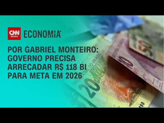 Análise: Governo precisa arrecadar R$ 118 bi para meta em 2026 | CNN NOVO DIA