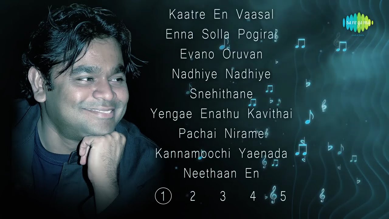 Celebrating A.R. Rahman Birthday | Special Jukebox | Enna Solla Pogirai  | Nadhiye Nadhiye