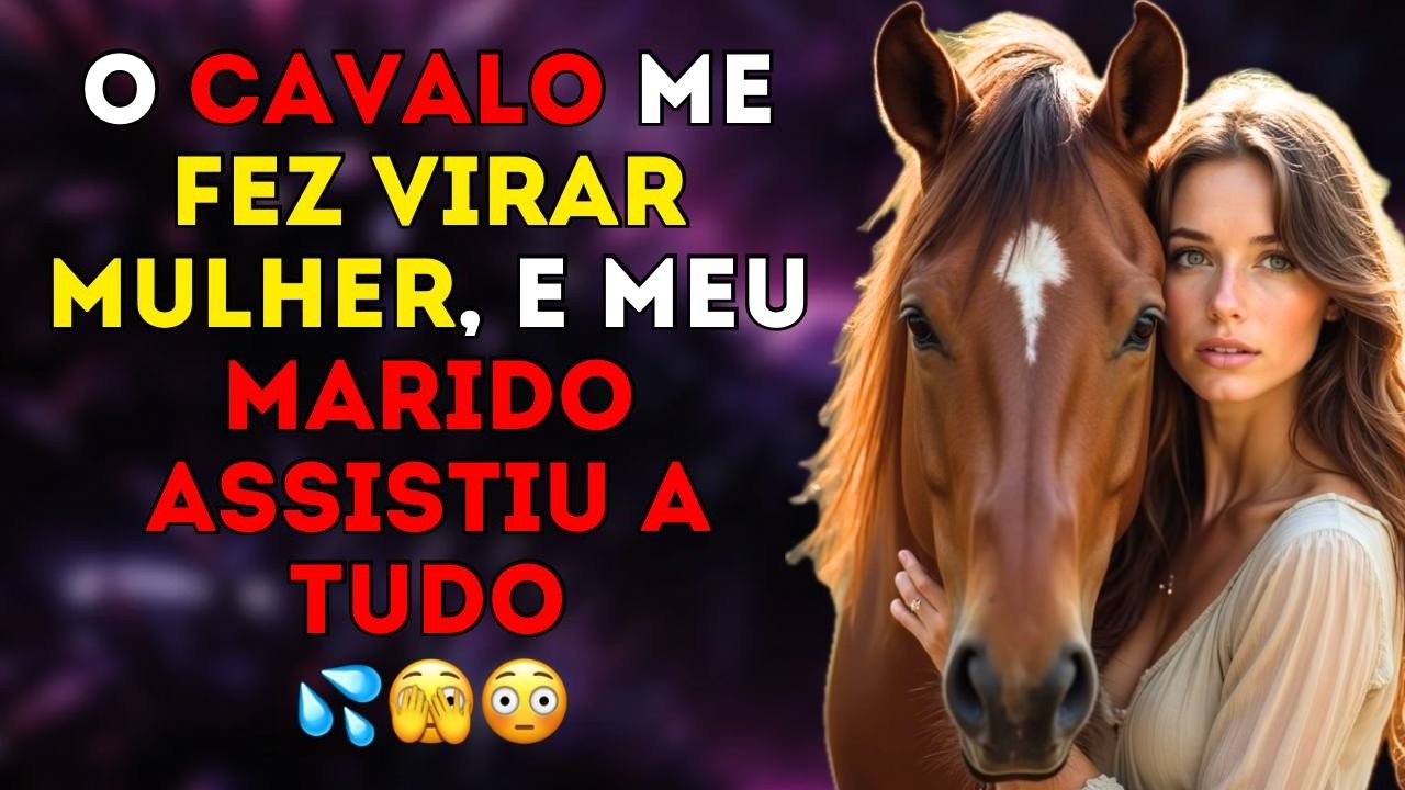Com o cavalo, senti algo que não conseguia sentir com meu marido em 8 anos.