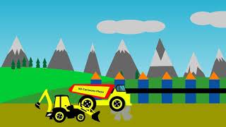 Bulldozer with Dump Truck For Kids || Bulldozer Video || Dump Truck Videos For kids