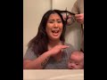 Wife Headshave By Husband Long To Bald