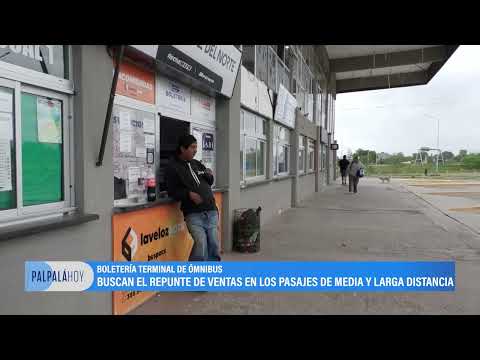 Terminal de Ómnibus en Palpalá: buscan repuntar ventas de pasajes