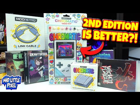 ModRetro Chromatic 2.0?! Everything NEW Unboxed & Tested! PLUS Mod Kit Install!