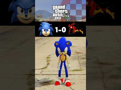 Sonic el Erizo VS Flash ¿Cuál de los Dos es más Veloz en GTA 5?