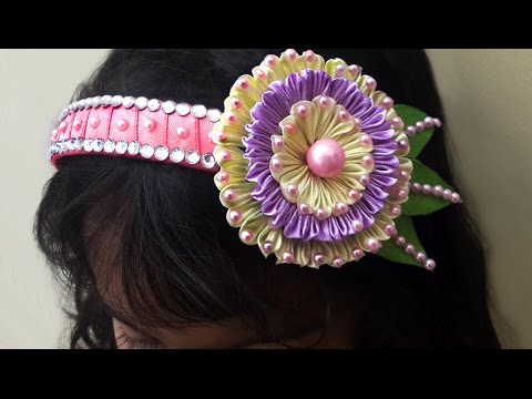 How to Make an Easy Satin Ribbon Hair Band Accessory? : 7 Steps -  Instructables