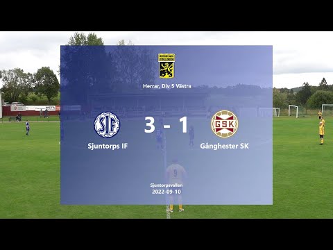 220910 Sjuntorps IF - Gånghester SK/Målsryds IF, Höjdpunkter