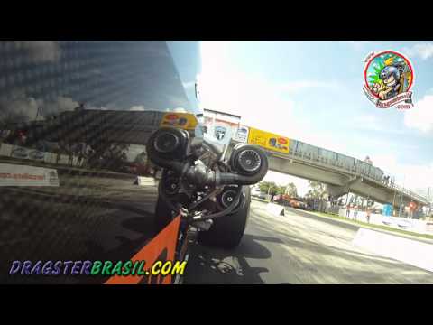 Dragster 6 cil bi-turbo Turbonetics- Valtinho Costa - 17º  Festival Brasileiro de Arrancada