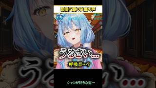 【怖すぎ】配信中に謎の女性の声「うるさい...」  #雪花ラミィ   #切り抜き #ホロライブ