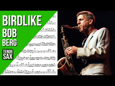 Bob Berg on "Birdlike" (Live in 1977) | Solo Transcription for Tenor Sax (Bb)