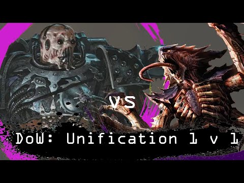 Dawn of War  Unification 1 v 1 Emperor's Children vs Tyranids
