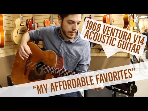 "Affordable Favorites" - 1968 Ventura V14 Acoustic Guitar | Norman's Rare Guitars