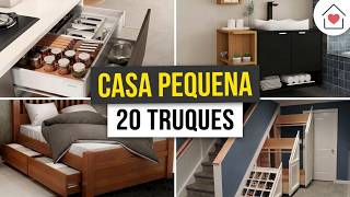 20 DICAS PARA UMA CASA PEQUENA MAIS ORGANIZADA