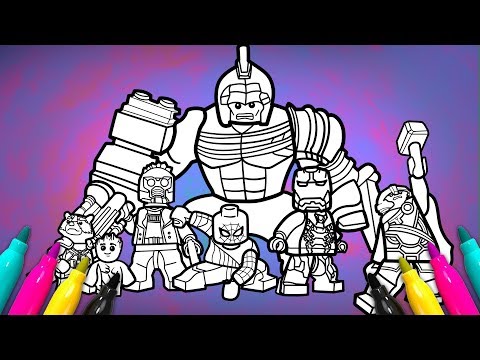 Avengers infinitywar Coloring Page | LEGO Superheroes 2 Coloring