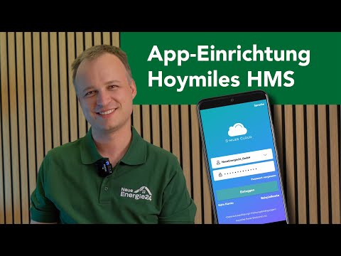 App-Einrichtung Balkonkraftwerk "S-Miles Cloud" von Hoymiles