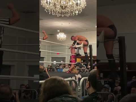 Becca hanging upside down #chaotic #wrestling #wrestlingpodcast #vsw