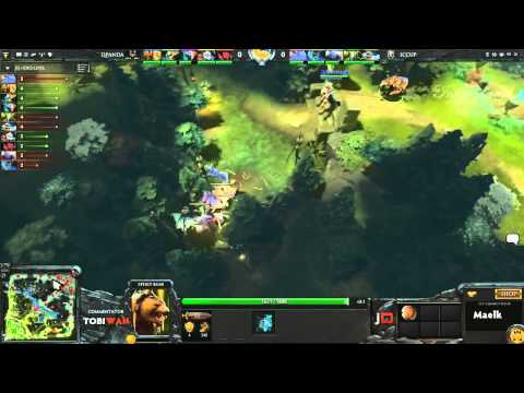 Qpanda vs iCCup Game 1  DOTA 2 International Western Qualifiers - TobiWan & Soe