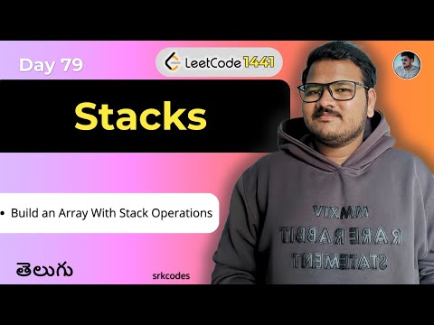 Leetcode 1441 Build Array With Stack Operations Python Solution In Telugu Srkcodes