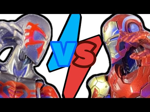 [Stop Motion] Spider-Man 2099 VS Iron Man