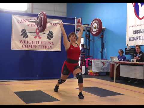 2017 Ginny Robinson Memorial Weightlifting W69 Clean & Jerk