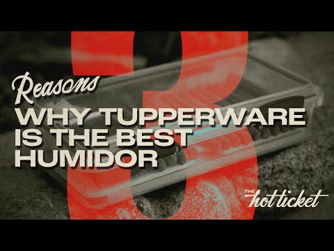 Tupperware Humidor | 3 reasons why Tupperware makes for the BEST cigar storage.