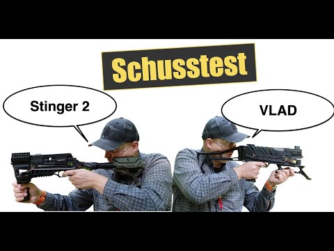 Steambow Stinger vs. EK Vlad Crossbow Test Part 2/3