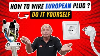 How to wire a new european continental electrical plug