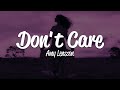 Amy Lensson Don T Care Lyrics