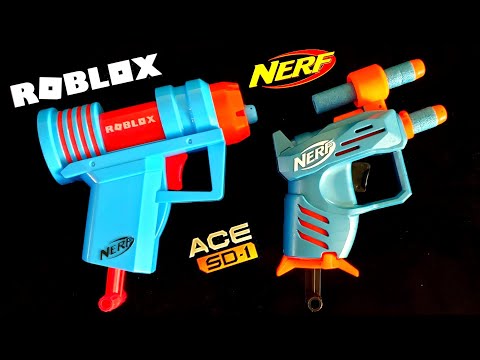 Nerf Roblox Plasma Ray and Elite 2.0 Ace SD-1