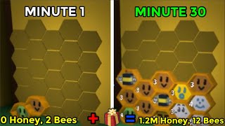 Noob With Test Realm Buffs #1! (Bee Swarm Simulator)
