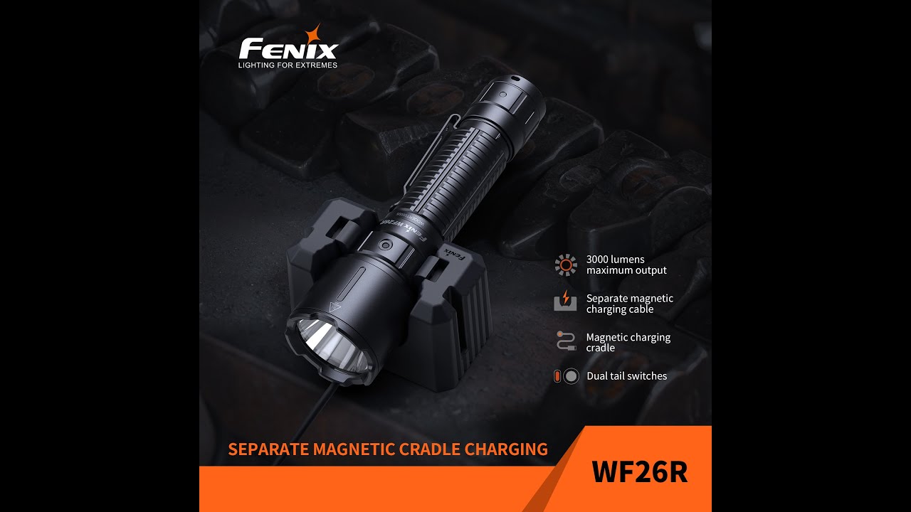 Fenix WF26R Lommelykt med ladestasjon
