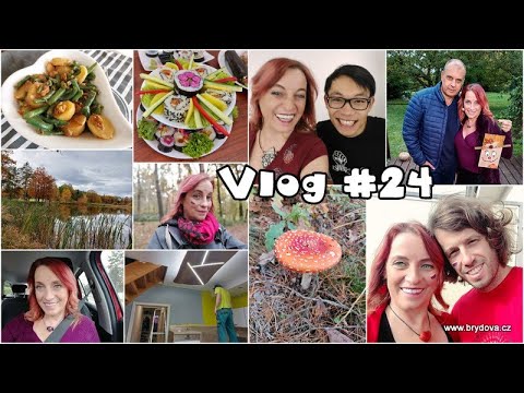 Vlog #24 - Loskuták, nový mobil, cesta kolem Světa, natáčení sushi kurzu a malování kuchyně