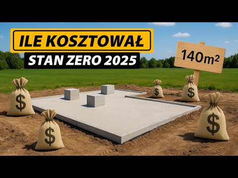 Ile kosztuje STAN ZERO w 2025 - 140m2 użytkowych - Pierwszy etap budowy domu rodzinnego zakończony.