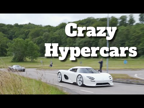INSANE Cars Driving Through Båstad for Aurora at Norrviken!