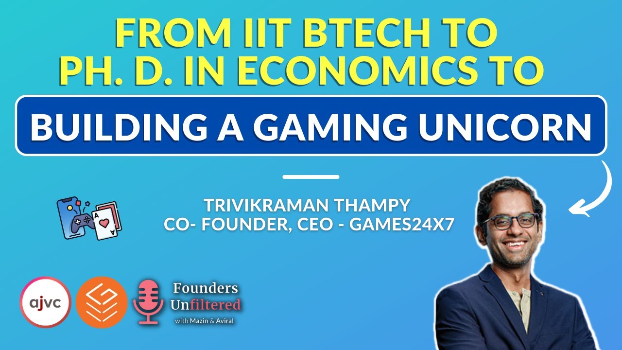 Trivikraman Thampy: A Winning Bet on Fun and Skill with Games24x7 - A Gaming Success Story