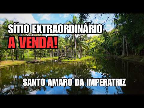 SÍTIO EXTRADORDINÁRIO EM SANTO AMARO DA IMPERATRIZ - SC | CHALÉ ORIENTAL | LAGO | CASA | R$ 1.6 MI