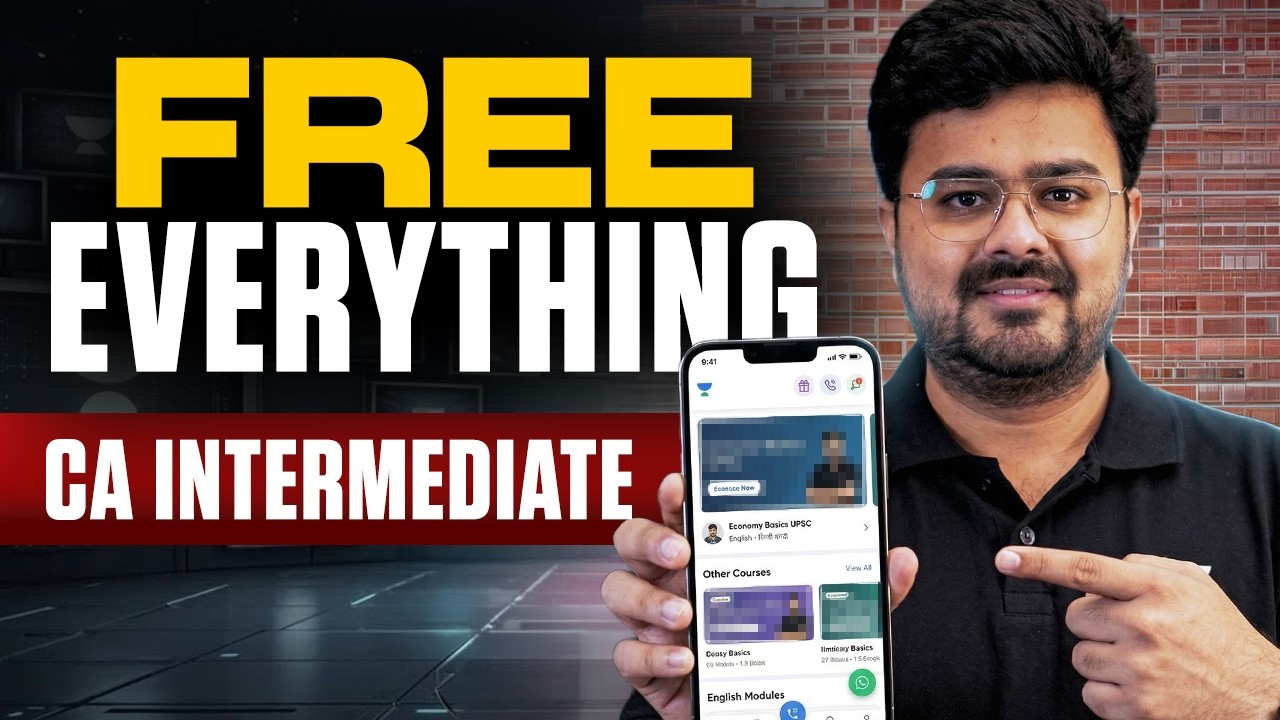 FREE EVERYTHING for CA Intermediate: All Courses, Batches & Tests | Unacademy FREE Subscription