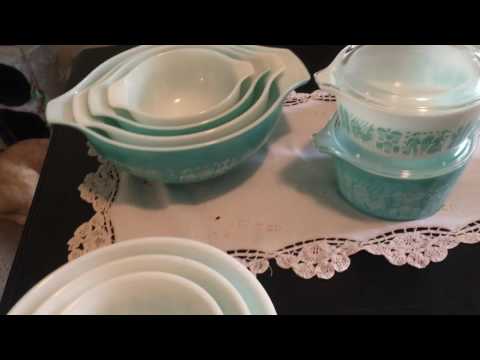 Vintage Pyrex Butterprint Collection