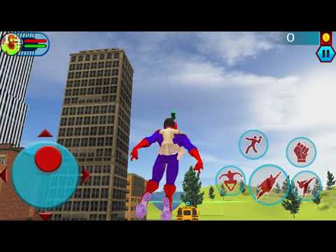 Super Spider Hero City Rescue Games