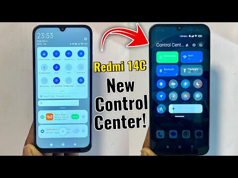 Change Control Center on Redmi 14C | Enable New HyperOS Control Center!