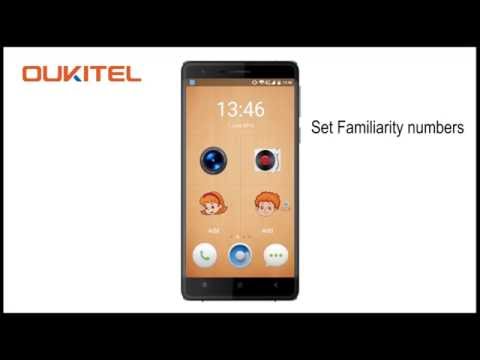 OUKITEL K4000 2016 : how to set phone numbers on main screen & to change APPs
